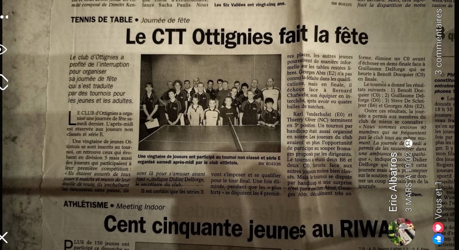 In memoriam – Didier Delforge (1954-2026)